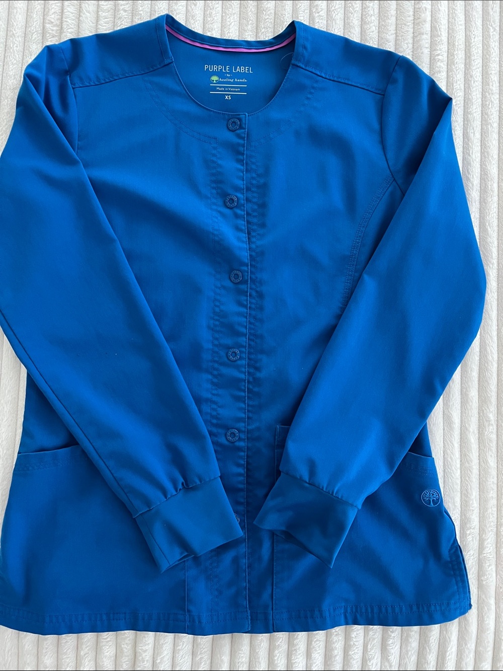 Women's Scrub Jacket in Royal Blue